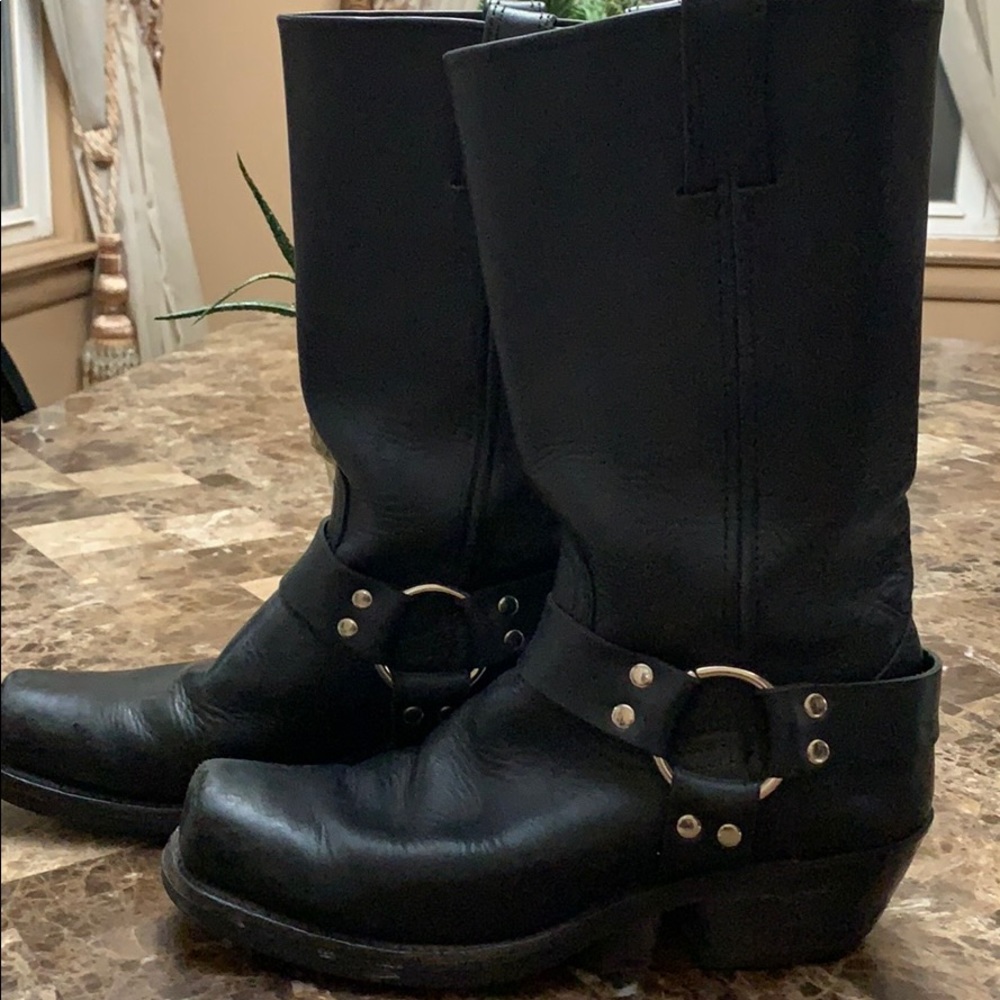 Frye Motorcycle Harness Boots 8.5 M